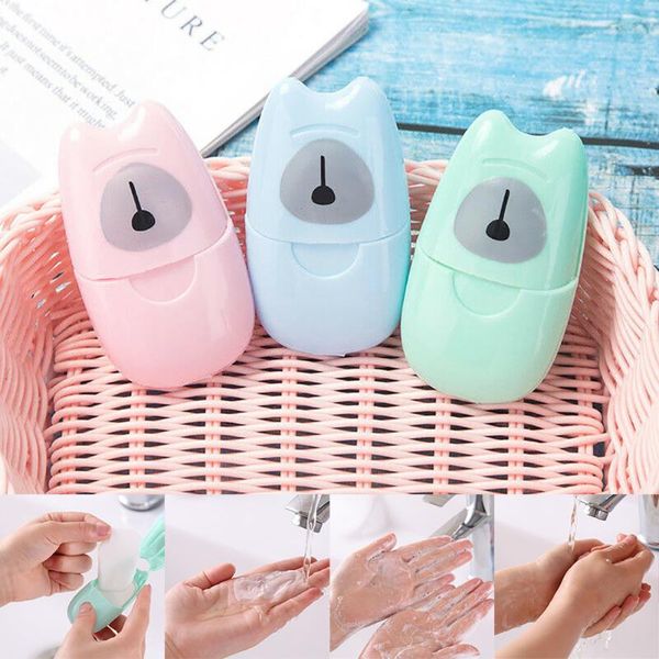 50pcs soap paper convenient cute washing hand bath soap flakes mini cleaning sheet travel convenient disposable box
50pcs soap paper convenient cute washing hand bath soap flakes mini cleaning sheet travel convenient disposable box