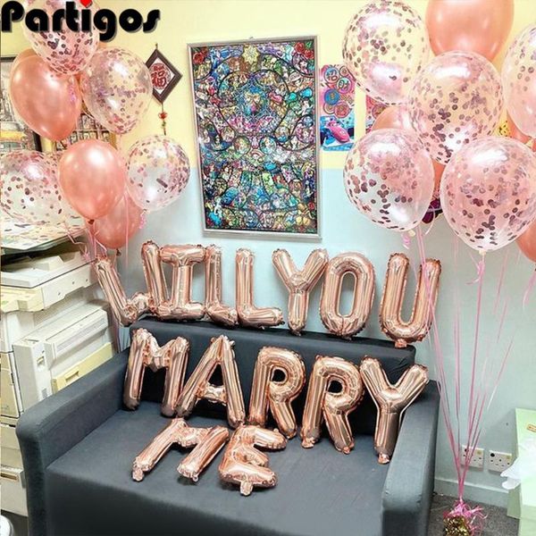 1set 16inch rose gold will you marry me foil balloons 18 inch heart balloon for weeding birthday party bridal shower decorations
1set 16inch rose gold will you marry me foil balloons 18 inch heart balloon for weeding birthday party bridal shower decorations