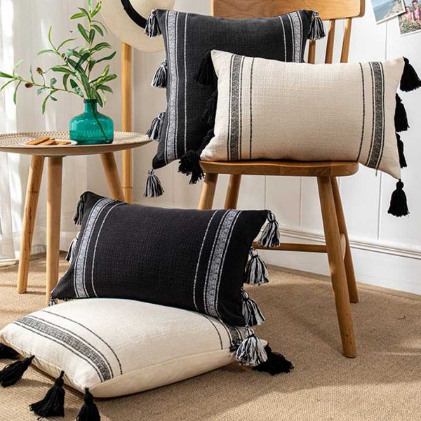cushion/decorative pillow modern simple line case cover bohemian plain cushion sofa cotton striped living room home car decoration hm099
cushion/decorative pillow modern simple line case cover bohemian plain cushion sofa cotton striped living room home car decoration hm099