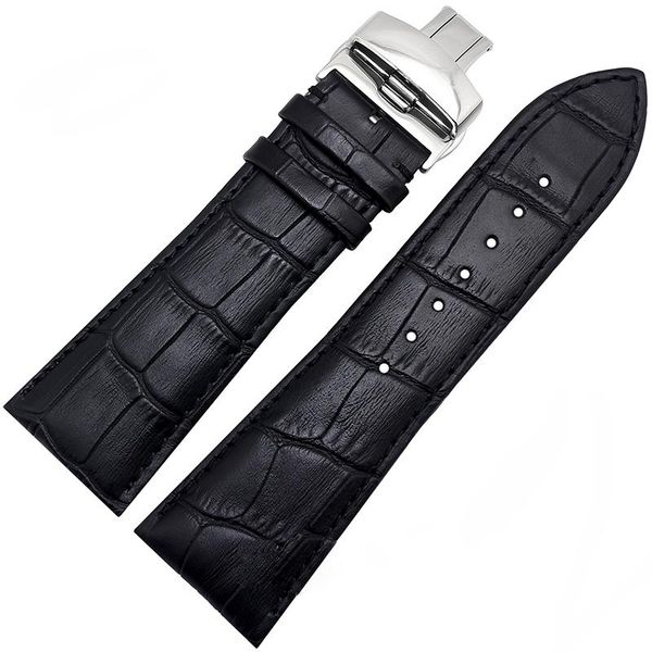 watch bands 22mm 23mm 24mm 26mm 28mm black brown leather strap with butterfly clasp for men's bracelet mechanical accessories
watch bands 22mm 23mm 24mm 26mm 28mm black brown leather strap with butterfly clasp for men's bracelet mechanical accessories