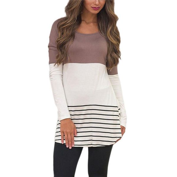 women's blouses & shirts womens and 2021 fashion khaki back lace blouse striped long sleeve tunic shirt jumper blusas femininas, White
women's blouses & shirts womens and 2021 fashion khaki back lace blouse striped long sleeve tunic shirt jumper blusas femininas, White