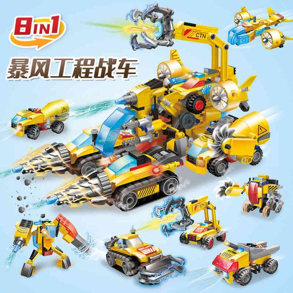 toys lego zhegao jj1002 storm engineering chariot boys eight in one assembled deformed small particle car building block toy
toys lego zhegao jj1002 storm engineering chariot boys eight in one assembled deformed small particle car building block toy