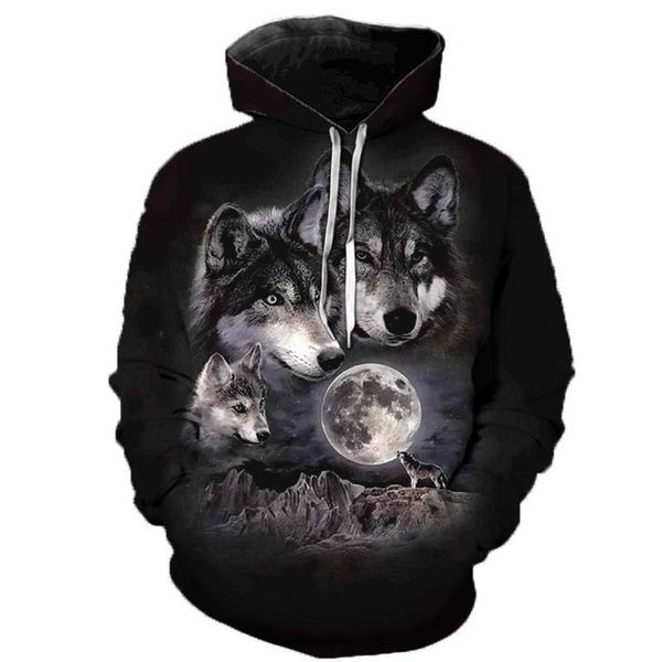 men's hoodies & sweatshirts 3d wolf printing men hooded animal printed hoodie tracksuits man/women jackets funny hoody, Black
men's hoodies & sweatshirts 3d wolf printing men hooded animal printed hoodie tracksuits man/women jackets funny hoody, Black