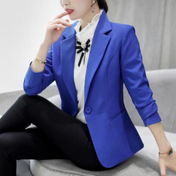 women's suits & blazers 2021 autumn blue slim suit jacket long sleeve fashion office ol blazer female s771, White;black
women's suits & blazers 2021 autumn blue slim suit jacket long sleeve fashion office ol blazer female s771, White;black