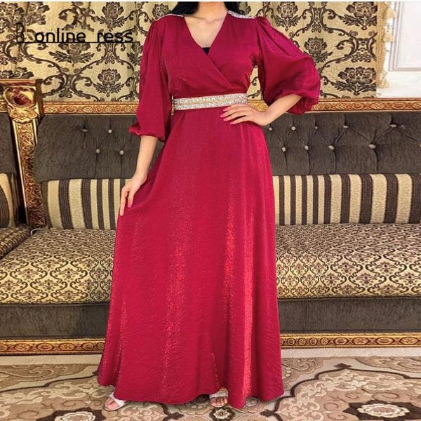 party dresses bbonlinedress a line red kaftan evening dress applique muslim long arabic abaya moroccan, White;black
party dresses bbonlinedress a line red kaftan evening dress applique muslim long arabic abaya moroccan, White;black