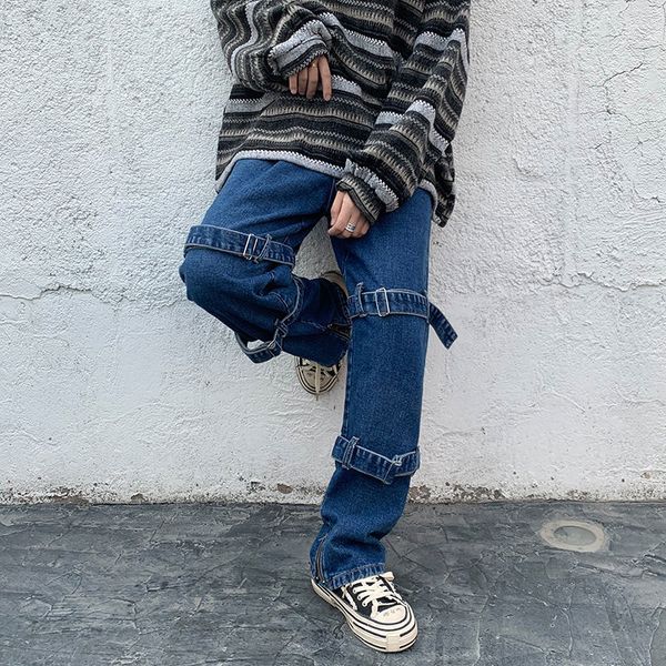 new 2021 men's elastic waist baggy homme classic loose wash jeans black/blue color casual pants biker denim trousers 4597
new 2021 men's elastic waist baggy homme classic loose wash jeans black/blue color casual pants biker denim trousers 4597
