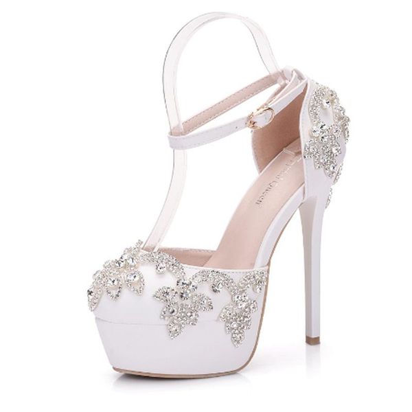 dress shoes high heeled women's banquet wedding party water diamonds slope, Black
dress shoes high heeled women's banquet wedding party water diamonds slope, Black