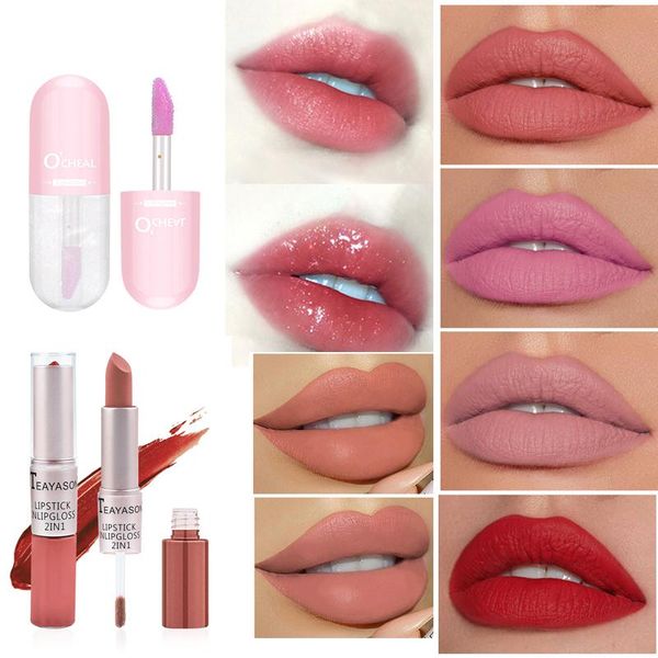 lip gloss 2pcs velvet glaze waterproof non-stick cup lipstick moisturize smooth lasting matte beauty makeup
lip gloss 2pcs velvet glaze waterproof non-stick cup lipstick moisturize smooth lasting matte beauty makeup