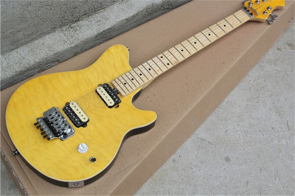 flyoung axis signature double swing electric guitar yellow large flower veneer maple fingerboard double open pick-up
flyoung axis signature double swing electric guitar yellow large flower veneer maple fingerboard double open pick-up
