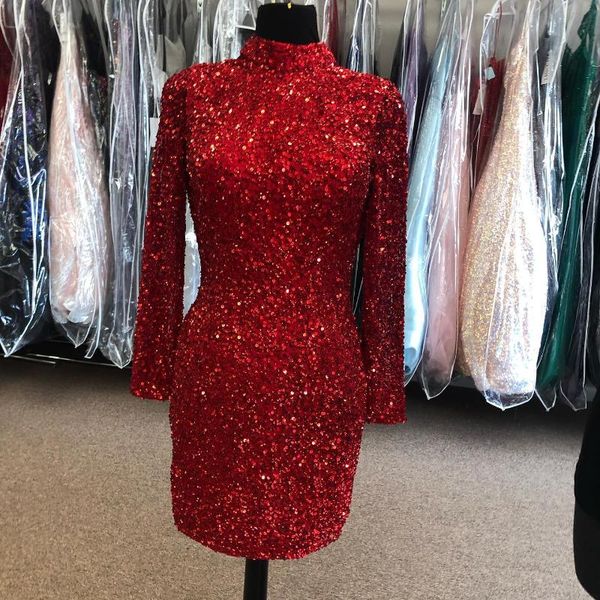 party dresses music festival dress 2021 sequns bling sheath cocktail hoco mini gown long sleeves high neck open back christmas, White;black
party dresses music festival dress 2021 sequns bling sheath cocktail hoco mini gown long sleeves high neck open back christmas, White;black