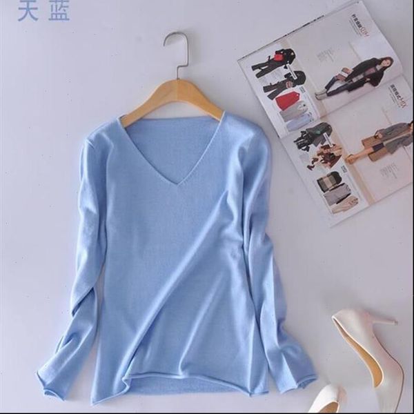 bareskiy cashmere sweater womens spring new fashion v neck casual sweater short paragraph bottoming knit pullover sweater, White;black
bareskiy cashmere sweater womens spring new fashion v neck casual sweater short paragraph bottoming knit pullover sweater, White;black