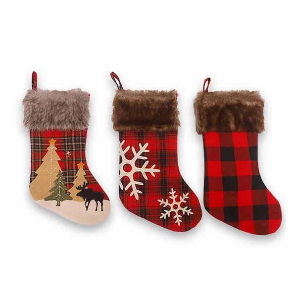 christmas decorations machine embroidered plaid snowflake decorative socks pendant brown fringed red black
christmas decorations machine embroidered plaid snowflake decorative socks pendant brown fringed red black