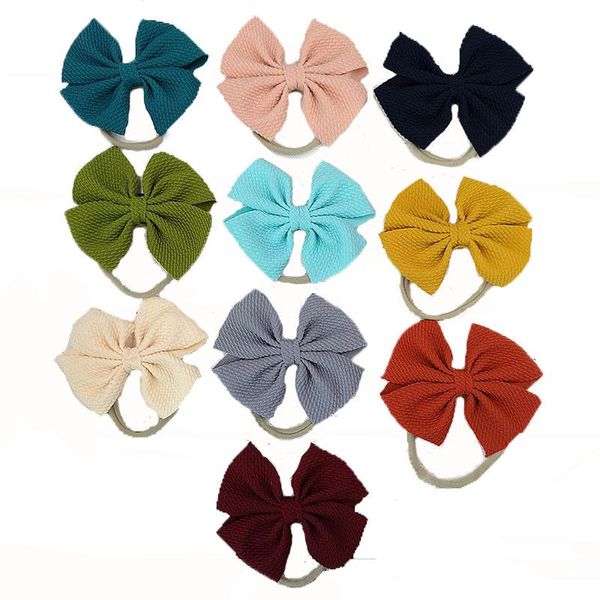 2022 new baby hair accessories girls bow headband 30 colors turban solid color elasticity fashion kids hairbow boutique bow-knot hairband, Golden;white
2022 new baby hair accessories girls bow headband 30 colors turban solid color elasticity fashion kids hairbow boutique bow-knot hairband, Golden;white