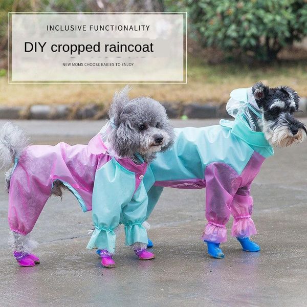 dog apparel four-legged raincoat teddy small puppy spring and summer clothes schnauzer supplies all-inclusive waterproof pet clothing
dog apparel four-legged raincoat teddy small puppy spring and summer clothes schnauzer supplies all-inclusive waterproof pet clothing