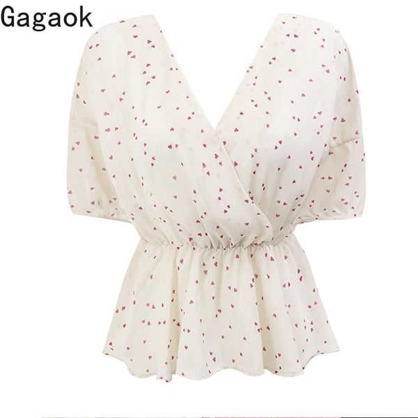 women's blouses & shirts gagaok women office lady short blouse spring autumn chiffon half polka dot v-neck slim chic wild fashion ladie, White
women's blouses & shirts gagaok women office lady short blouse spring autumn chiffon half polka dot v-neck slim chic wild fashion ladie, White