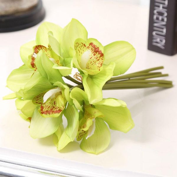 decorative flowers & wreaths simulation 6 heads cymbidium real touch artificial home decoration wedding table road lead display orchid
decorative flowers & wreaths simulation 6 heads cymbidium real touch artificial home decoration wedding table road lead display orchid
