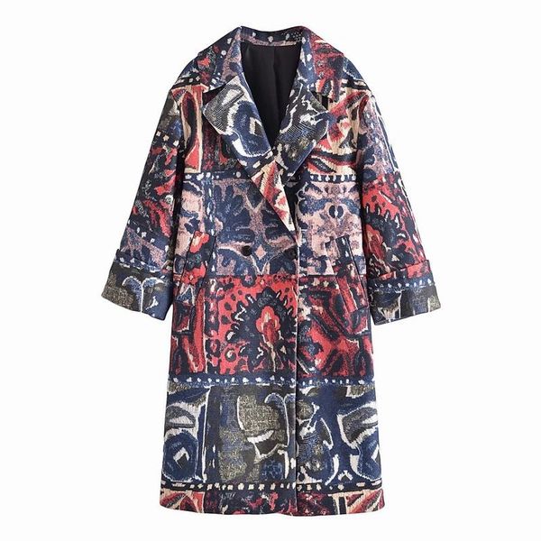 women's wool & blends vintage women woolen overcoat winter 2021 fashion full sleeve loose warm coat female outerwear clothing, Black
women's wool & blends vintage women woolen overcoat winter 2021 fashion full sleeve loose warm coat female outerwear clothing, Black