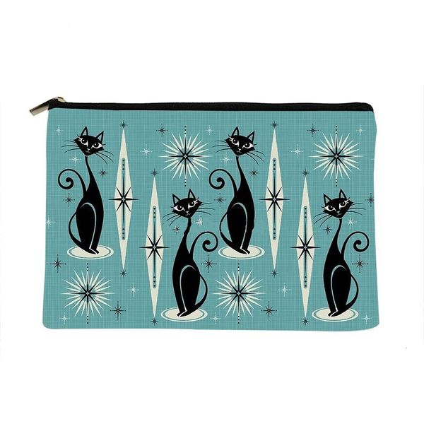 cosmetic bags & cases women mid century cat printed make up bag fashion cosmetics organizer for travel colorful storage lady
cosmetic bags & cases women mid century cat printed make up bag fashion cosmetics organizer for travel colorful storage lady