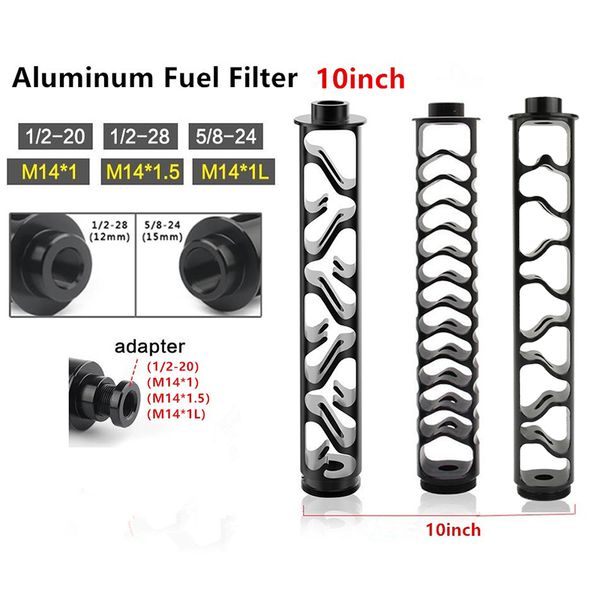 10 inch fuel filter solvent trap spiral 1/2-20 1/2-28 5/8-24 m14x1/1.5/1l m24x1.5 m15x1 for napa 4003 wix 24003 filters for .223 .308 ak sks
10 inch fuel filter solvent trap spiral 1/2-20 1/2-28 5/8-24 m14x1/1.5/1l m24x1.5 m15x1 for napa 4003 wix 24003 filters for .223 .308 ak sks