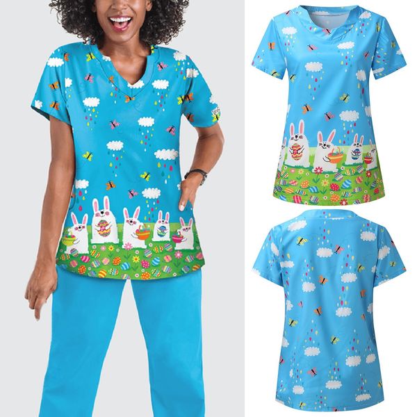 nurse's accessories workwear women's short sleeve overalls cleavage v printing nurses uniform work pocket-shirts q5 xluy, White;black
nurse's accessories workwear women's short sleeve overalls cleavage v printing nurses uniform work pocket-shirts q5 xluy, White;black