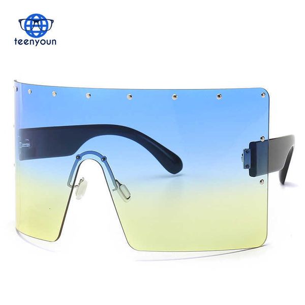 aviator sunglasses teenyoun big frame one-piece women retro fashion brand design sun luxury ocean gradient man frameless, White;black
aviator sunglasses teenyoun big frame one-piece women retro fashion brand design sun luxury ocean gradient man frameless, White;black