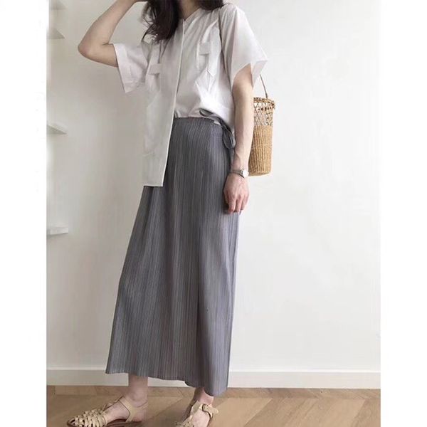 2021 new pleated summer korean trousers casual solid color wide leg with skir belt half apron design pants tp2242 fkzv, Black;white
2021 new pleated summer korean trousers casual solid color wide leg with skir belt half apron design pants tp2242 fkzv, Black;white