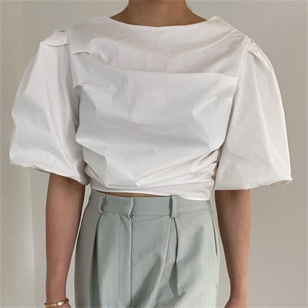 women's tanks & camis hzirip fashion lantern solid sleeves casual high waist summer chic brief short sleeve soft ladies'shirts gez, White
women's tanks & camis hzirip fashion lantern solid sleeves casual high waist summer chic brief short sleeve soft ladies'shirts gez, White