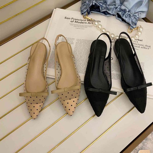 slippers summer mesh polka dot ping sandals female tip in her baotou bow bp04, Black
slippers summer mesh polka dot ping sandals female tip in her baotou bow bp04, Black