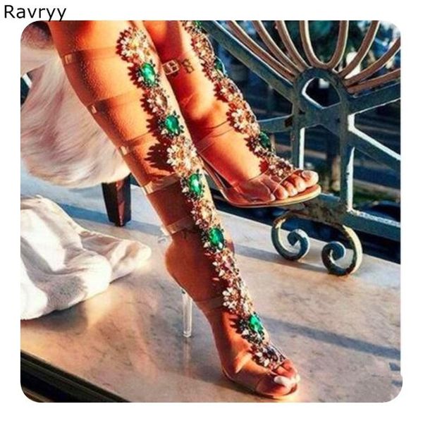 dress shoes crystal woman sandals twinkling green rhinestone decor sandal boots 2021 pvc thin heel pumps female party, Black
dress shoes crystal woman sandals twinkling green rhinestone decor sandal boots 2021 pvc thin heel pumps female party, Black