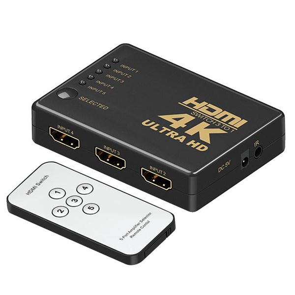 switcher 5 in 1 out, support 4k, full hd 1080p, 3d infrared remote control, 5 in 1 switcher
switcher 5 in 1 out, support 4k, full hd 1080p, 3d infrared remote control, 5 in 1 switcher