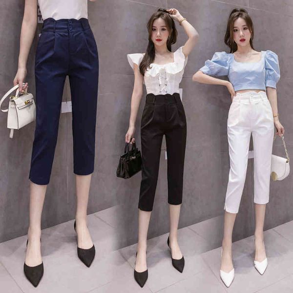 women's pants & capris lady office cropped trousers pockets high waist casual elegant solid workwear women fashion summer straight, Black;white
women's pants & capris lady office cropped trousers pockets high waist casual elegant solid workwear women fashion summer straight, Black;white