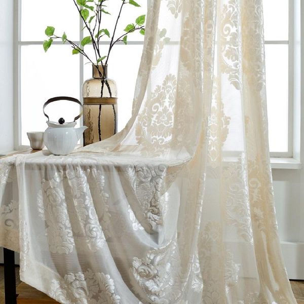 curtain & drapes european classic flocking window screen beige semi-shading custom for living room bedroom floor to ceiling
curtain & drapes european classic flocking window screen beige semi-shading custom for living room bedroom floor to ceiling