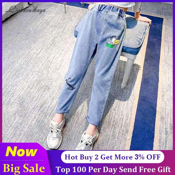 jeans 110-160cm spring autumn casual style children cute print design kids trousers for girls pants clothing, Blue
jeans 110-160cm spring autumn casual style children cute print design kids trousers for girls pants clothing, Blue