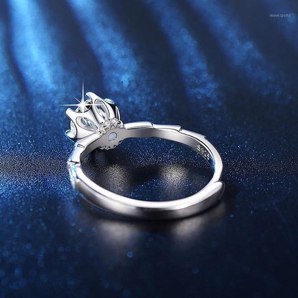 wedding rings fashion childhood charm creative bamboo six clawed mosangshi light luxury versatile 1 carat girl gift women's ring1, Slivery;golden
wedding rings fashion childhood charm creative bamboo six clawed mosangshi light luxury versatile 1 carat girl gift women's ring1, Slivery;golden