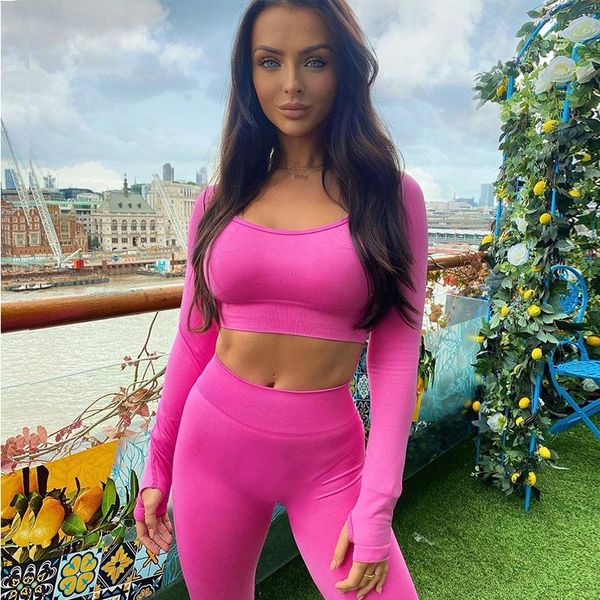 yoga outfit seamless two piece set women long sleeve shirt pencil pants tracksuit gym fitness workout push up clothiings sporting
yoga outfit seamless two piece set women long sleeve shirt pencil pants tracksuit gym fitness workout push up clothiings sporting
