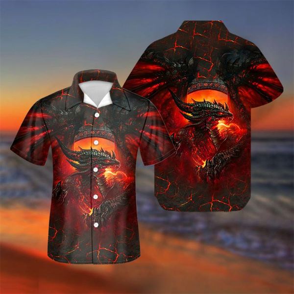 men's casual shirts 3d dragon printed red aloha hawaiian shirt for button turn down cuban summer vacation beach camise masculina, White;black
men's casual shirts 3d dragon printed red aloha hawaiian shirt for button turn down cuban summer vacation beach camise masculina, White;black