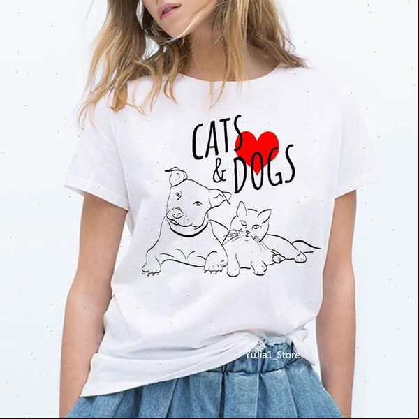 funny dog kiss love cat funny animal print t shirt femme graphic tees women summer 2021 camisetas mujer aesthetic clothes, White
funny dog kiss love cat funny animal print t shirt femme graphic tees women summer 2021 camisetas mujer aesthetic clothes, White