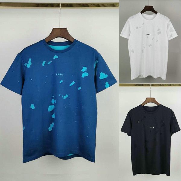 2021 summer men's t-shirts fashion luxury europe paris broken holes tees two layer fabric t shirt men women small short sleeve clothing, White;black
2021 summer men's t-shirts fashion luxury europe paris broken holes tees two layer fabric t shirt men women small short sleeve clothing, White;black