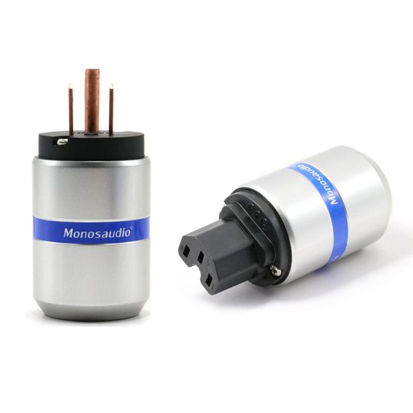 smart power plugs pair monosaudio m106/f106 99.998% red copper hifi us plug iec connector audio cord
smart power plugs pair monosaudio m106/f106 99.998% red copper hifi us plug iec connector audio cord