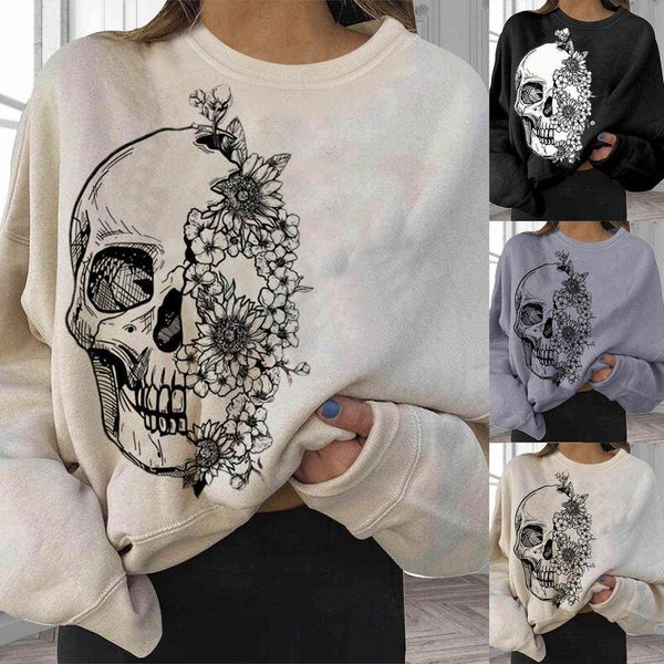 halloween sweatshirt women's hoodies oversized hoodie printed round neck hooded casual sweatshirts long-sleeved loose jacket y1118, Black
halloween sweatshirt women's hoodies oversized hoodie printed round neck hooded casual sweatshirts long-sleeved loose jacket y1118, Black