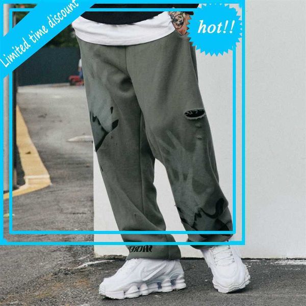 grey winter relaxed fit ripped hole sweatpants hip hop loose jogger pants lettering pattern, Black
grey winter relaxed fit ripped hole sweatpants hip hop loose jogger pants lettering pattern, Black