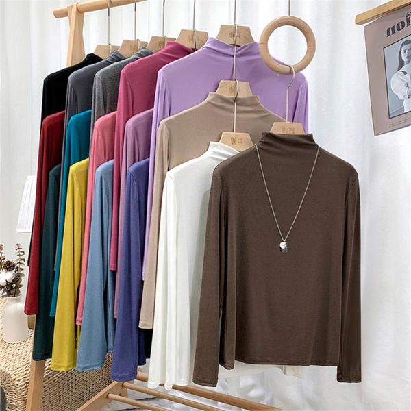 plus size t-shirt 2021 autumn women candy colors oversize casual loose slim turtleneck basic tees l-7xl 8xl, Black
plus size t-shirt 2021 autumn women candy colors oversize casual loose slim turtleneck basic tees l-7xl 8xl, Black
