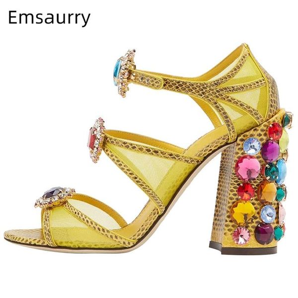 sandals air mesh rhinestone banquet shoes woman colorful diamond high hoof heel open toe crystal buckle women, Black
sandals air mesh rhinestone banquet shoes woman colorful diamond high hoof heel open toe crystal buckle women, Black