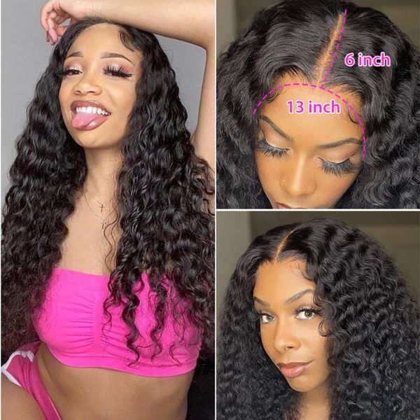 lace wigs water wave front wig 13x4 13x6 human hair for black women 30 32 inch hd wet and wavy frontal, Black;brown
lace wigs water wave front wig 13x4 13x6 human hair for black women 30 32 inch hd wet and wavy frontal, Black;brown