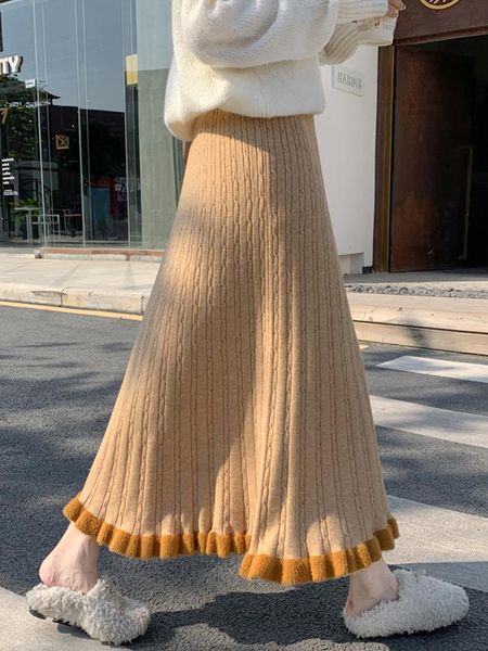 skirts knitted skirt female spring and autumn long a-line drape solid color 2021 fashion big swing woolen umbrella large size, Black
skirts knitted skirt female spring and autumn long a-line drape solid color 2021 fashion big swing woolen umbrella large size, Black