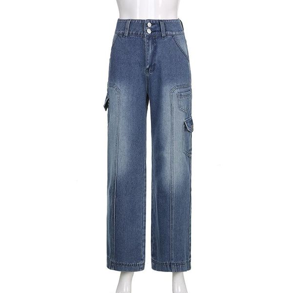 women's jeans cargo pants denim trousers plus size women clothing high waisted straight leg ladies casual pantalon pour femme streetwea, Blue
women's jeans cargo pants denim trousers plus size women clothing high waisted straight leg ladies casual pantalon pour femme streetwea, Blue
