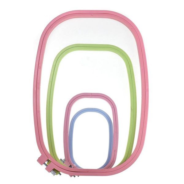 embroidery plastic frame hoops handhold square cross stitch frame hoop sewing craft accessories diy sewing tools, Black
embroidery plastic frame hoops handhold square cross stitch frame hoop sewing craft accessories diy sewing tools, Black
