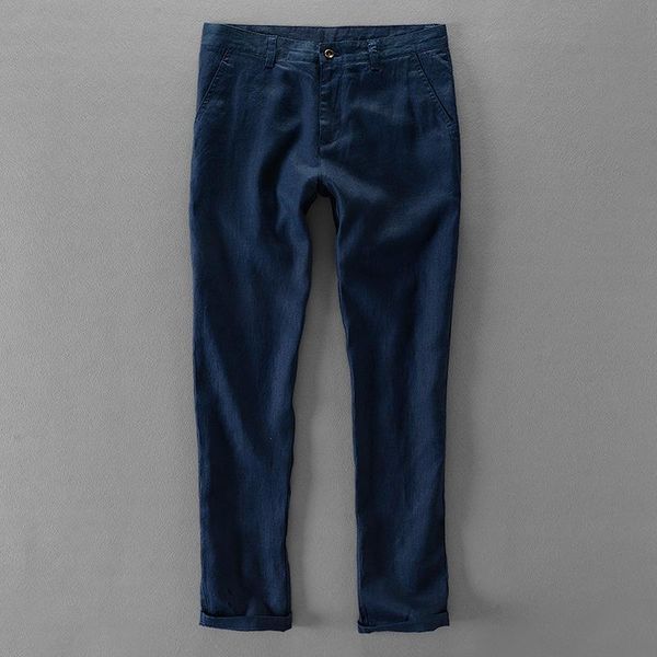 men's pants spring summer fashion japan style simple design 100% linen solid color harajuku casual pant male leisure straight trousers, Black
men's pants spring summer fashion japan style simple design 100% linen solid color harajuku casual pant male leisure straight trousers, Black