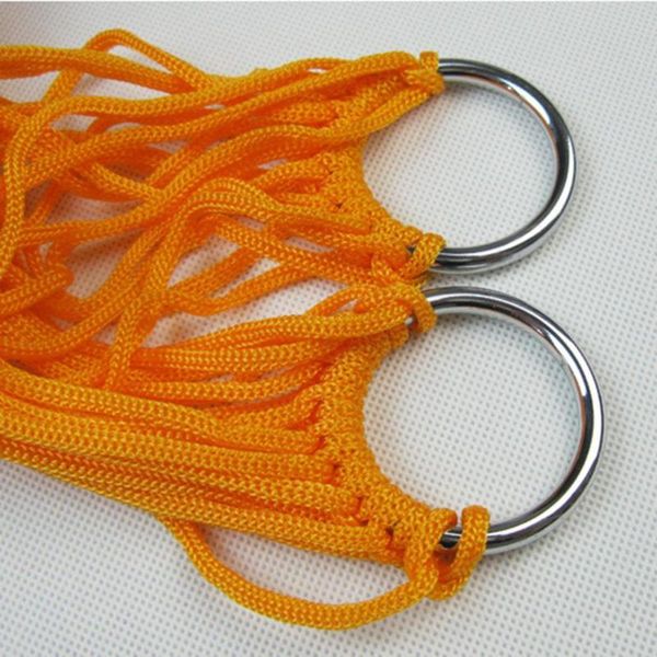 outdoor hanging bed new hammock outdoor sport hammock nylon net hanging mesh sleeping bed travel camping lazy bag