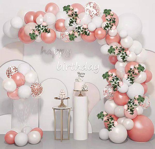 party decoration rose gold balloon garland arch kit happy birthday baby shower latex chain wedding supplies
party decoration rose gold balloon garland arch kit happy birthday baby shower latex chain wedding supplies